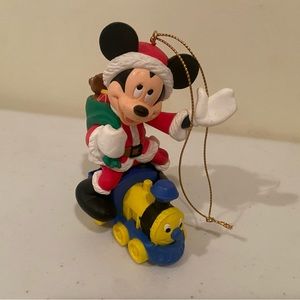 Grolier Collectibles Vintage Mickey Mouse on Train Ornament